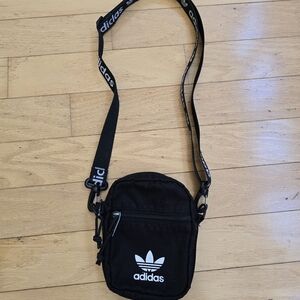 Adidas Black Sporty Small Crossbody Bag